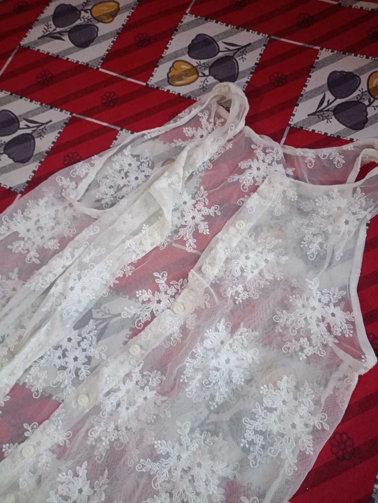 Lace Detail Shrug