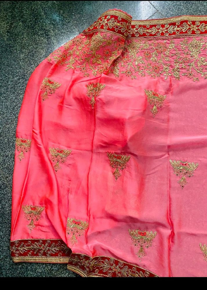 Heavy Embroidered Saree