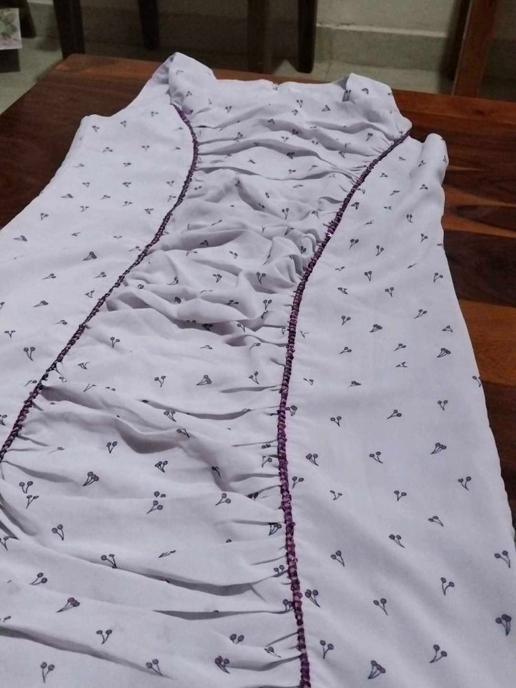 Chiffon With Cotton Inner Attached