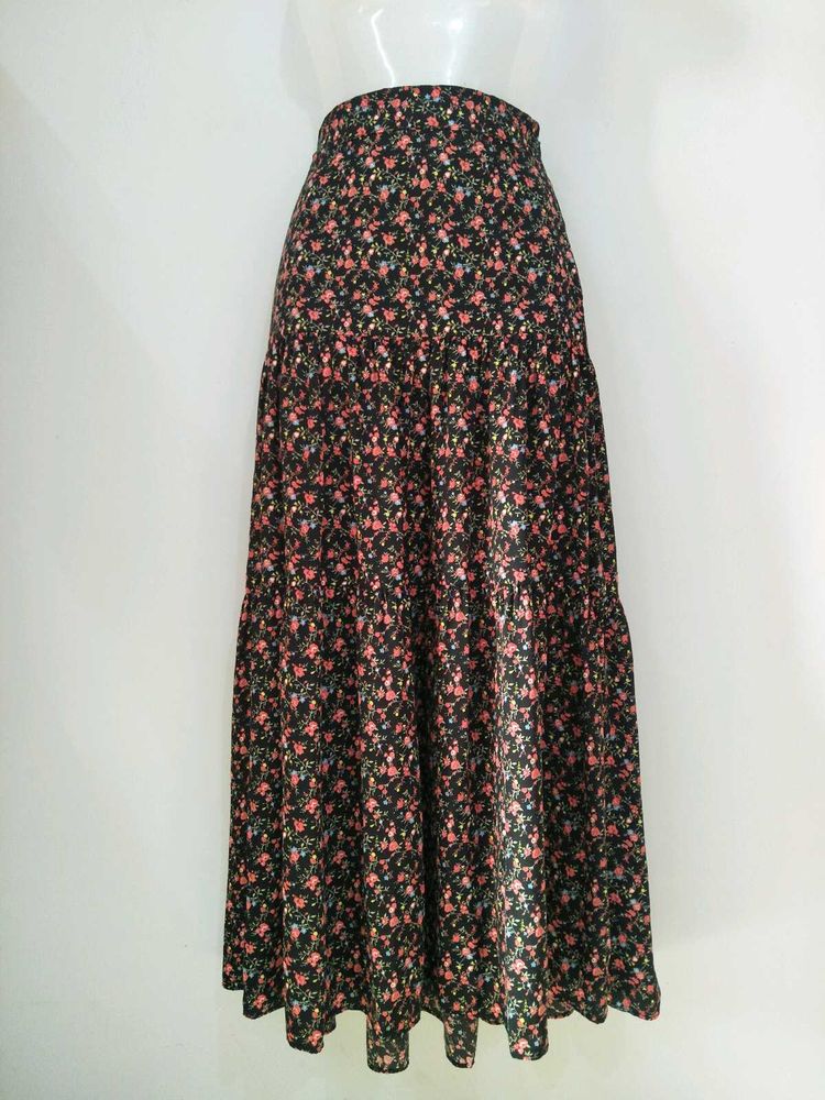 Floral Tiered Skirt