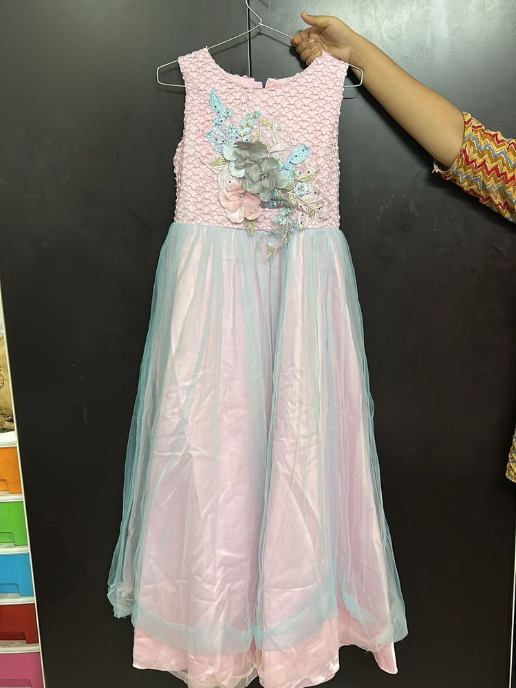 Cute Pink &amp; Blue Party Dress