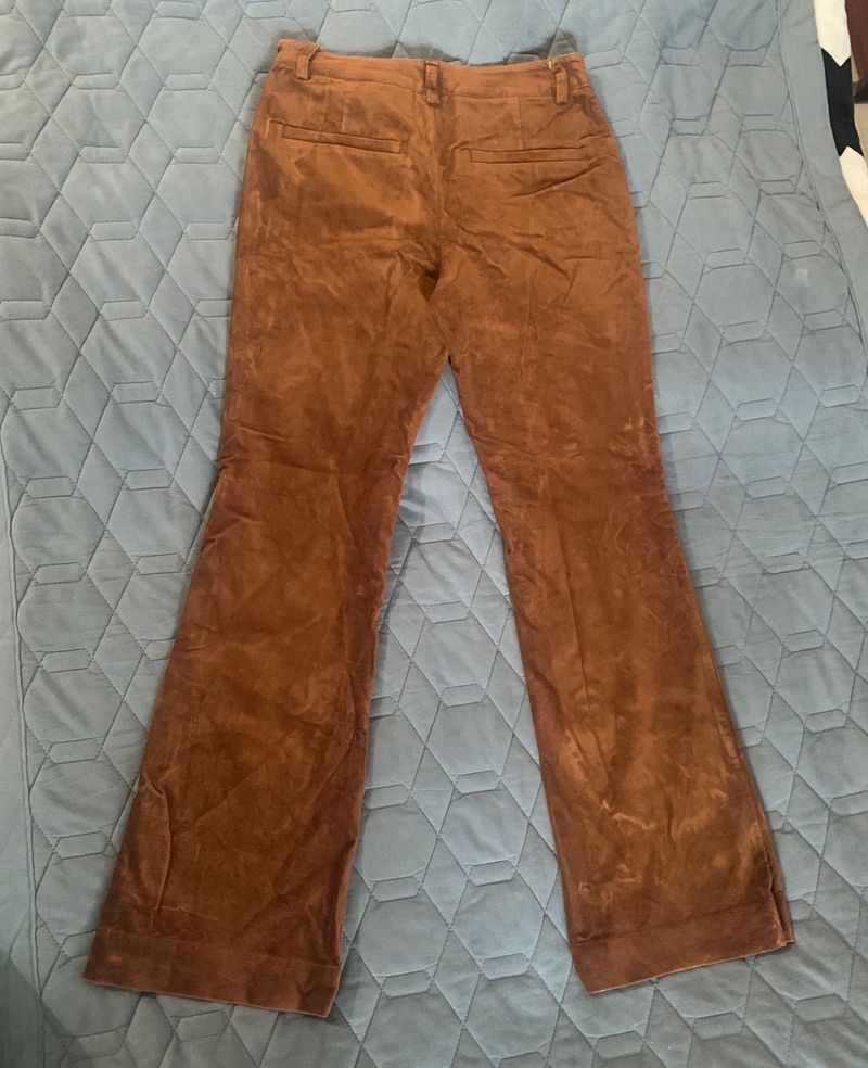 Brown Flared Pants