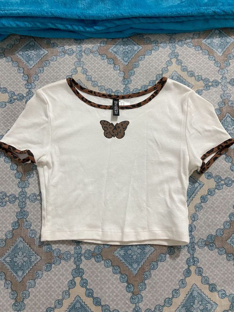 h&amp;m crop top