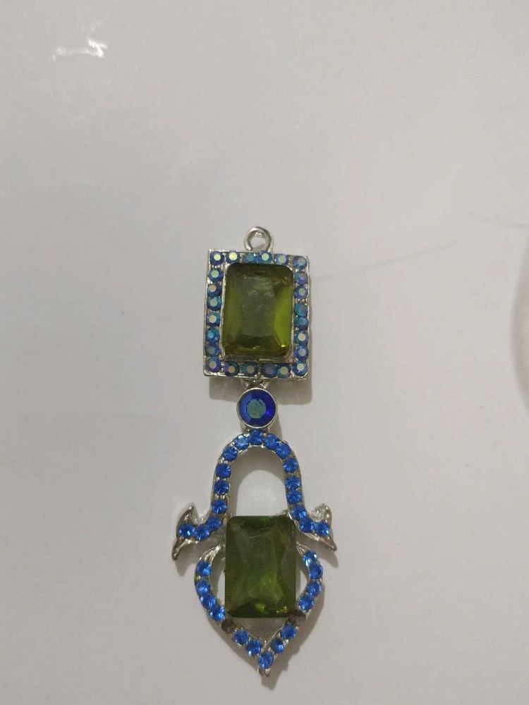 Green Stone Earrings