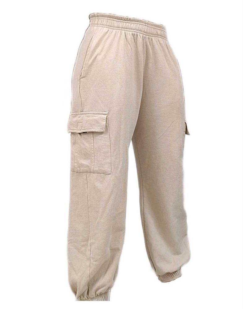 Beige Trendy Cargo Trousers 💛
