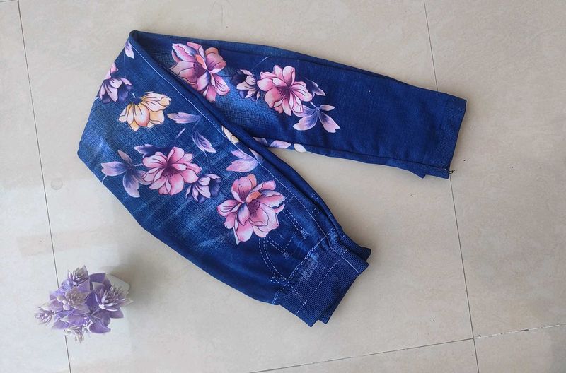 Floral Print Jeggin