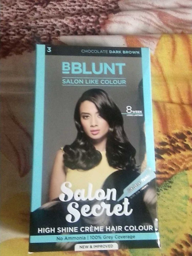 BBlunt Chocolate Brown Hair Colour New