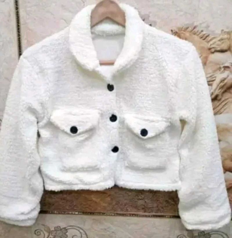 Cozy White Sherpa Jacket
