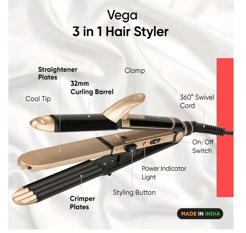 Vega 3 in 1 Hair Styler for Women