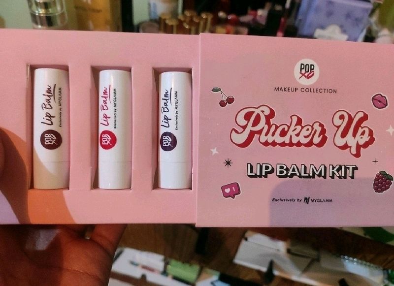 Popxo Pucker Up lip Balm Kit.