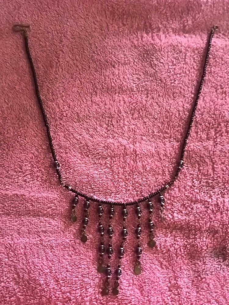 Beaded Dangle Necklace