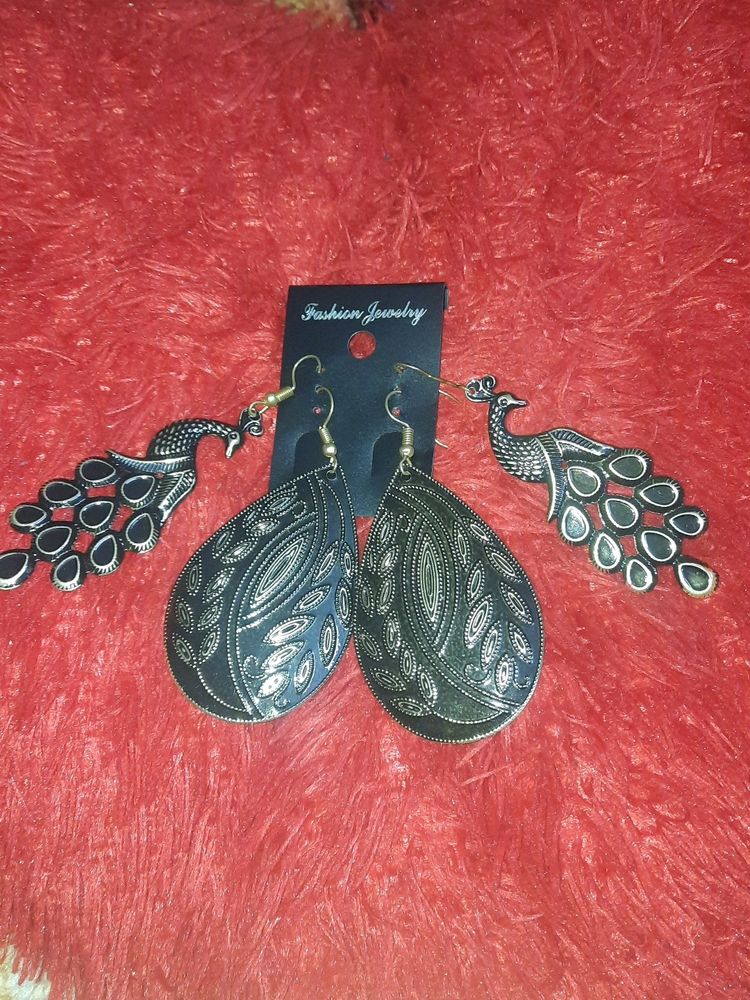 Light Weight Peacock Artificial Earrings