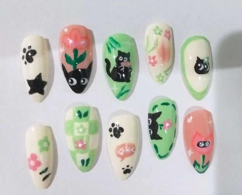 Press On Nails(Cat Dreams)