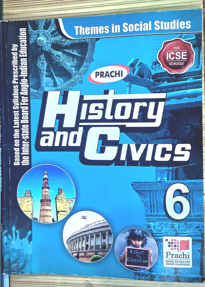 History and Civics book for class 6th ICSE