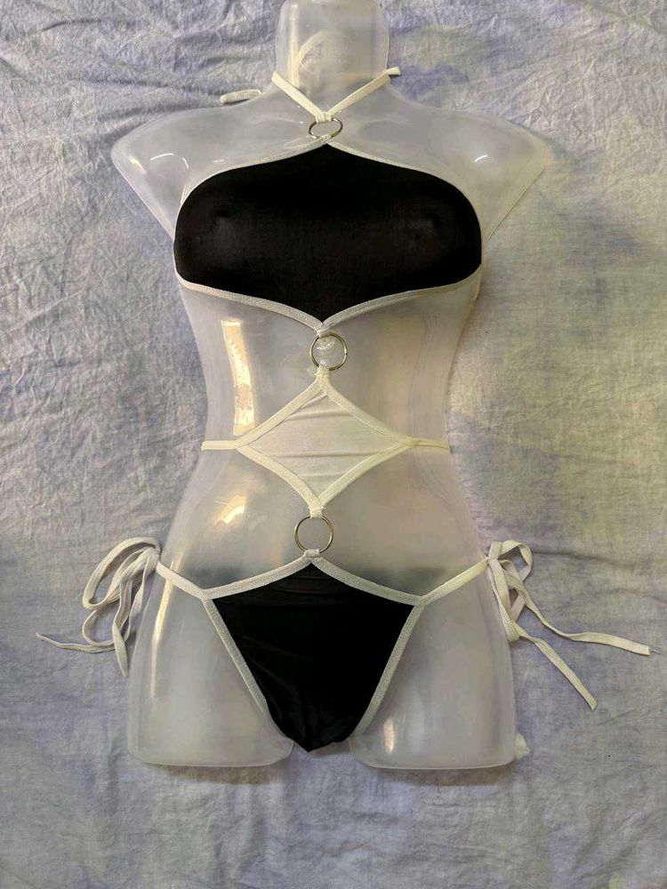 Lingerie Boudier Metal Ring Sexy Honeymoon Dress