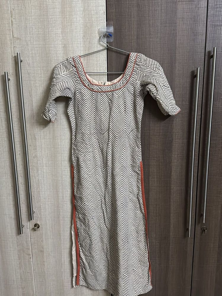 Patterned Midi Kurthi