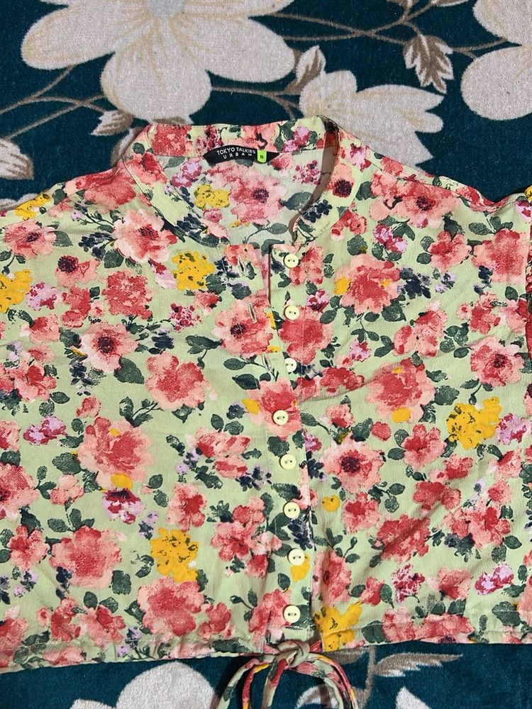 Floral Crop Top
