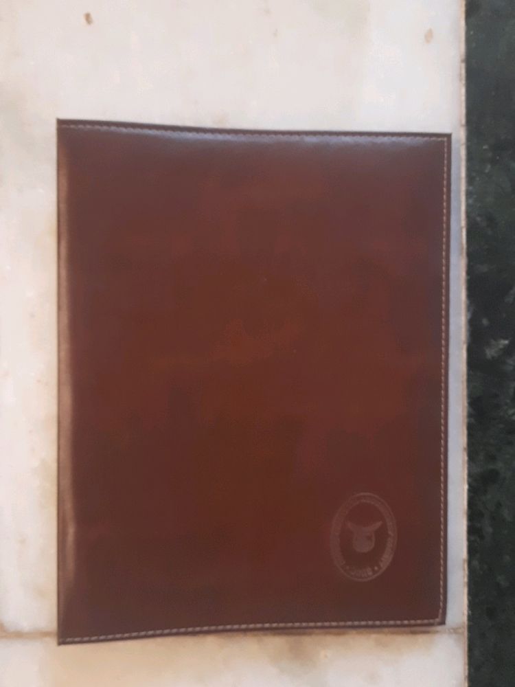 Brown Leather Folder/File