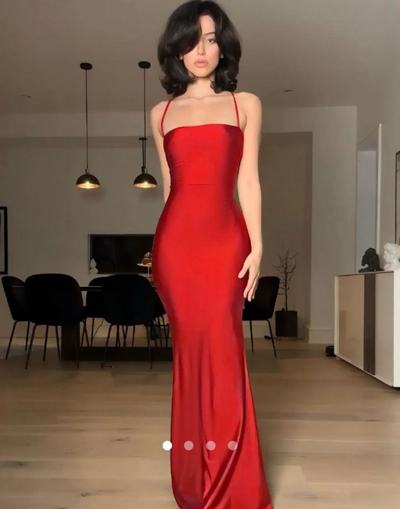 Elegant Red Gown
