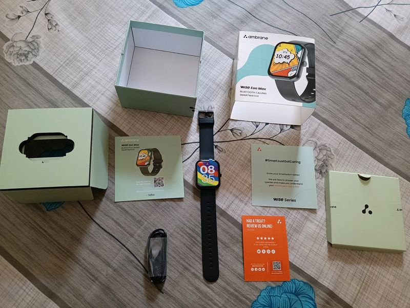 Ambrane Wise Eon Max Blutooth Calling Smart Watch