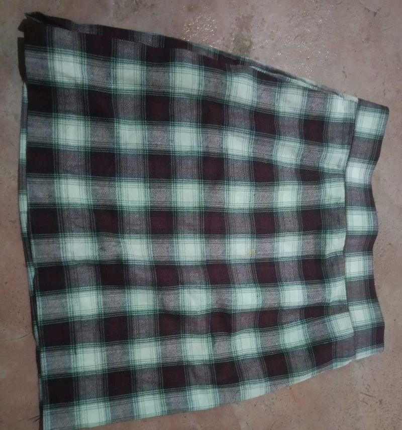 Plaid Mini Skirt