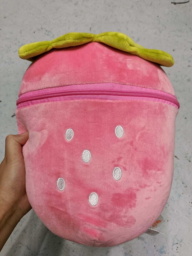 Strawberry Plush Bag