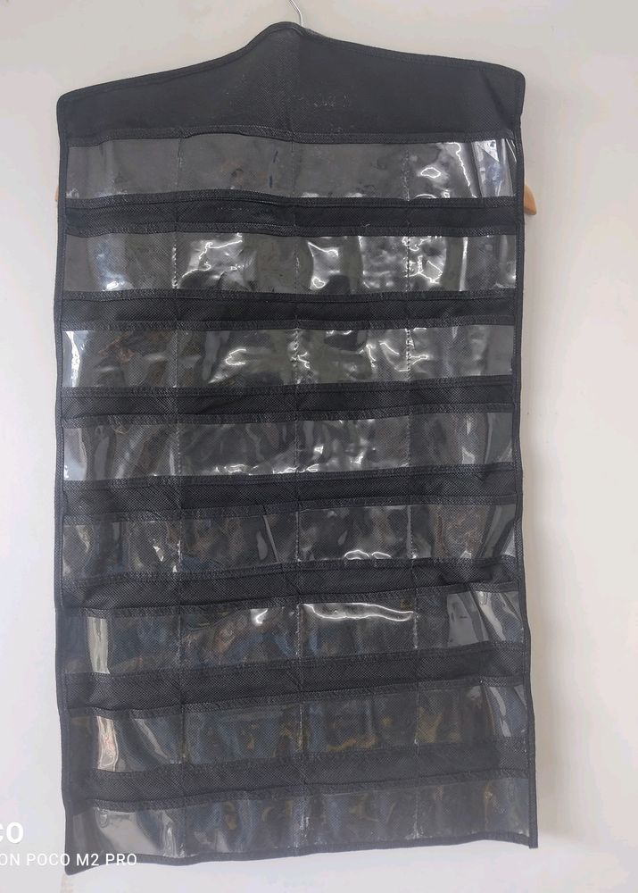 Black Jewellery Hanging Organiser
