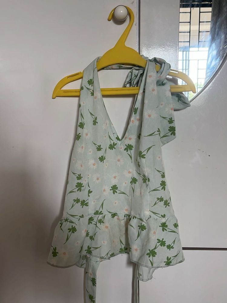Floral Halter Top