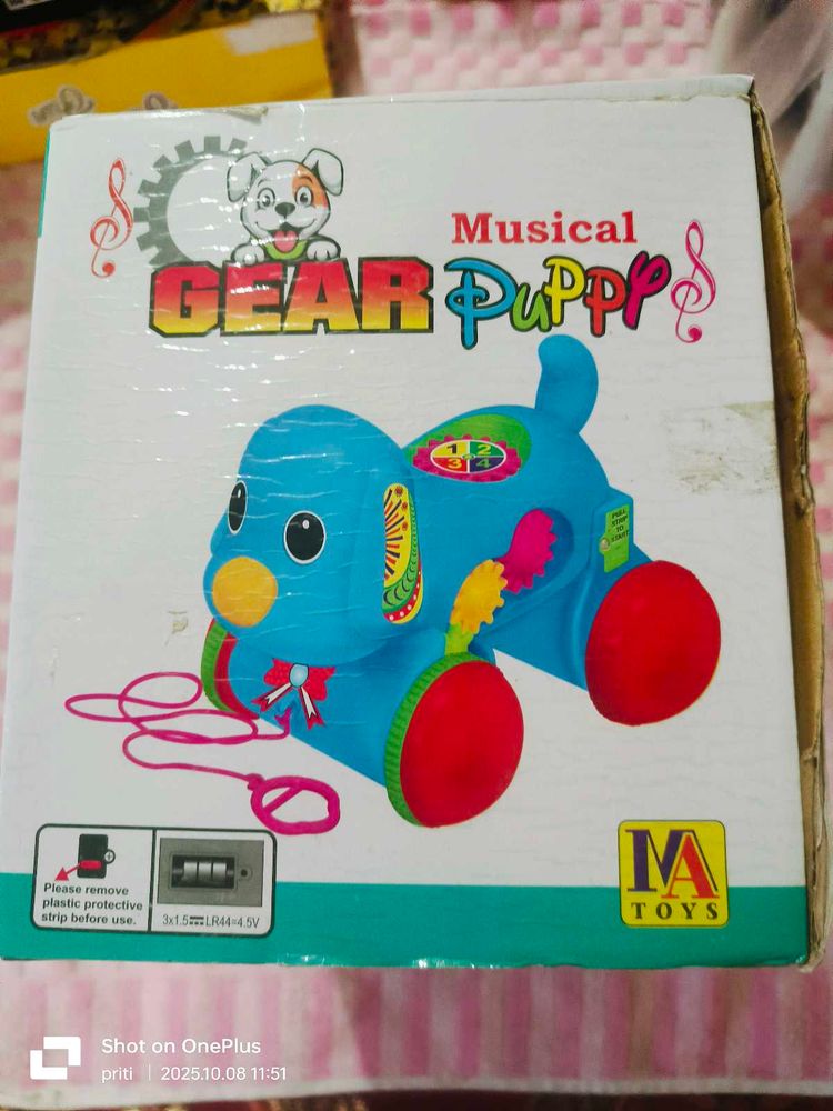 Musical Puppy Toy