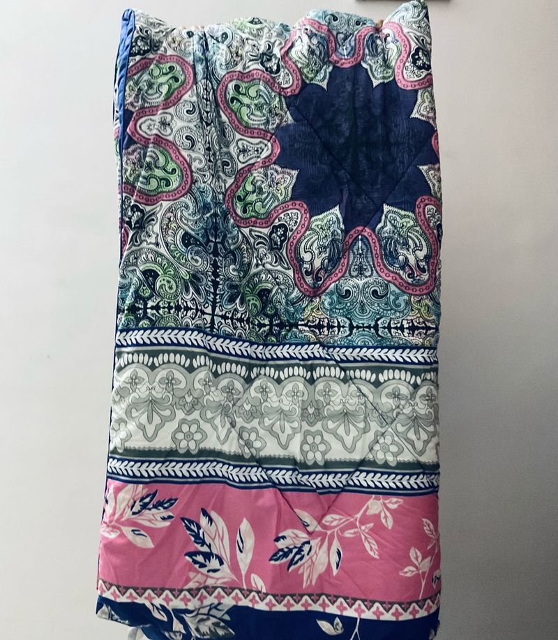 Floral Quilted Blanket