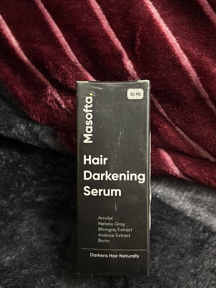 Hair darkening serum