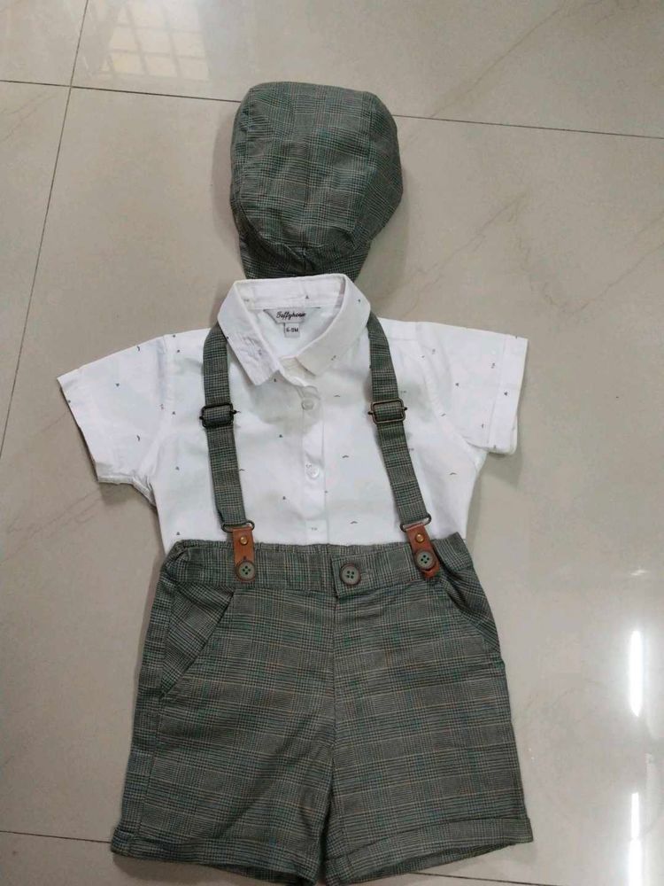 Baby Boy Outfit with Hat
