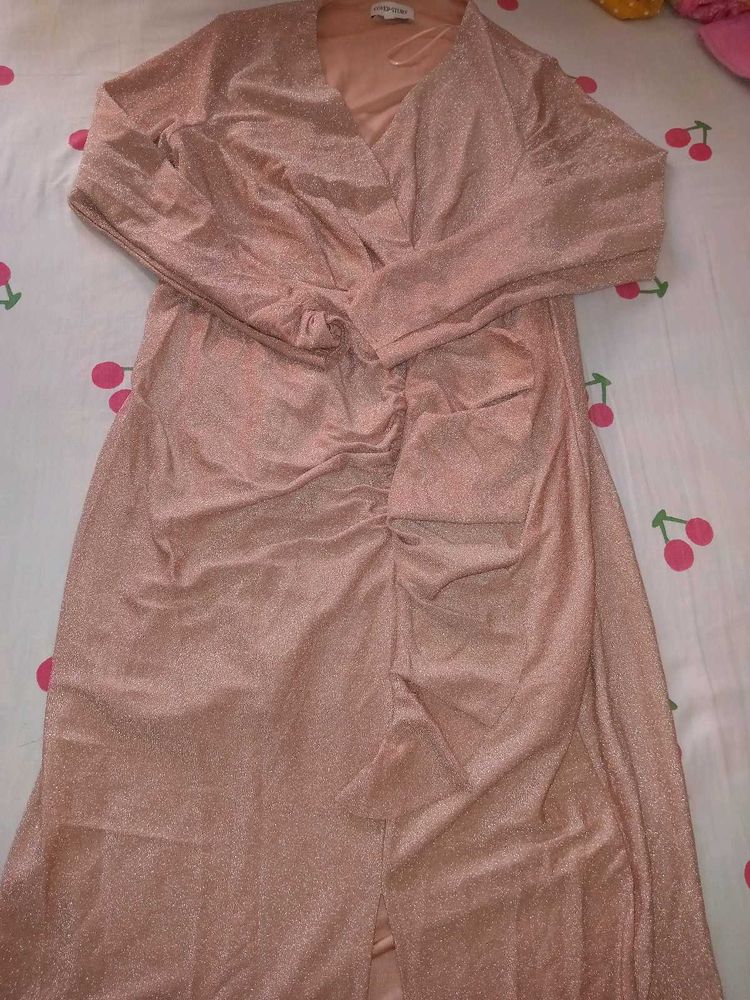 Lurex Bodycon red Carpet Dress