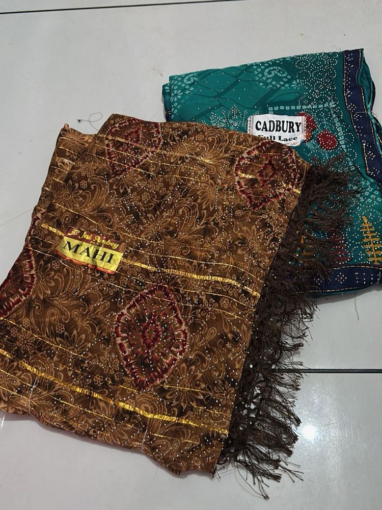 Elegant Bandhani Sarees Set Of 2