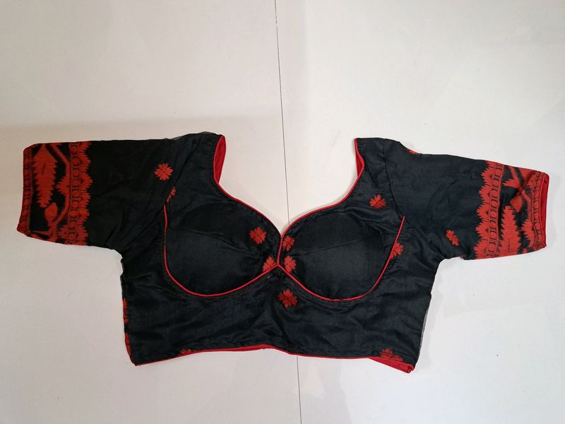Black Jamdani Blouse