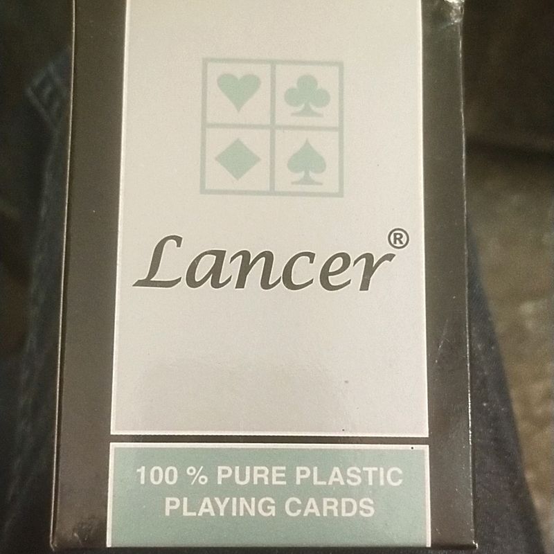 *Lancer Casonite Plastic Playing Cards*