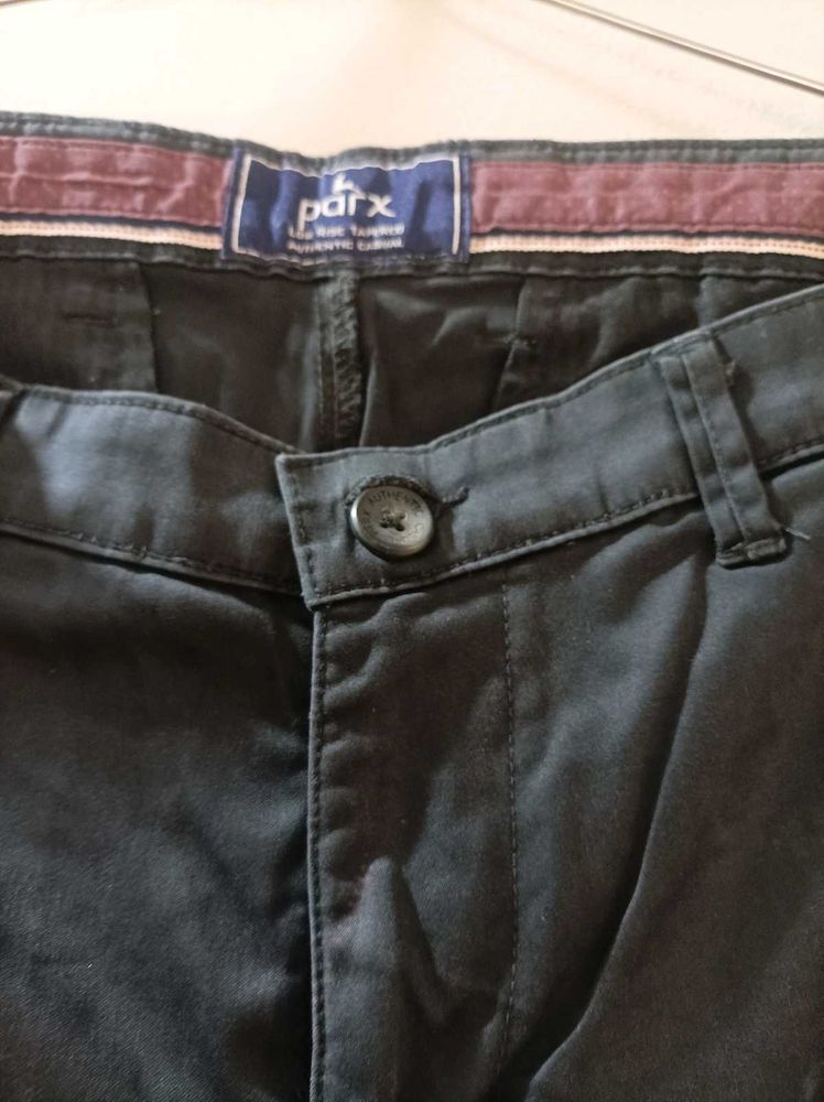 Parx Black Casual Pants