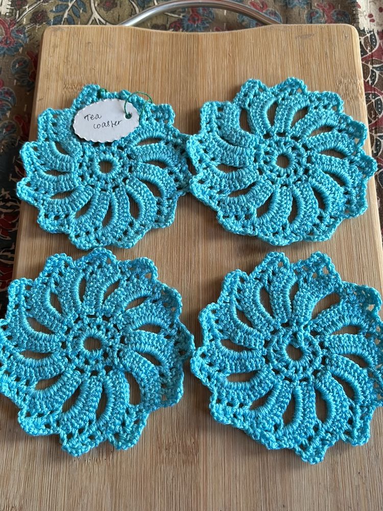 Crochet Tea Coaster Pack Of 4