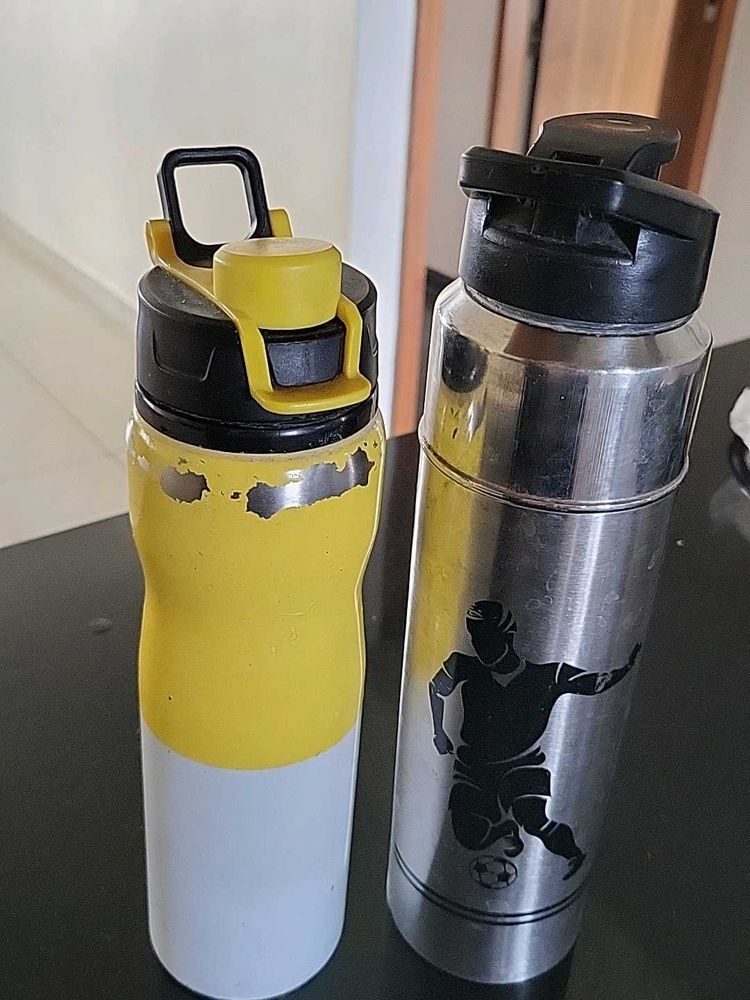 Two  Sipper Water Bottles