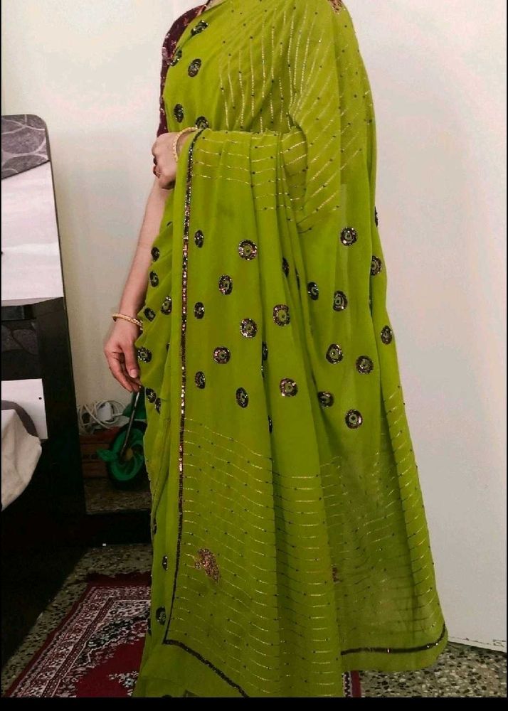Heavy Work Saree
