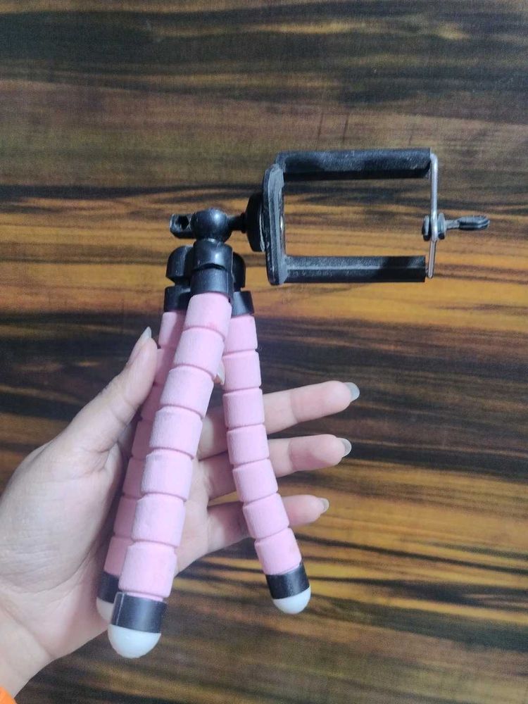 Pink mini  Tripod Stand