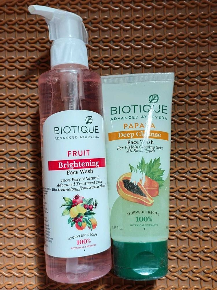 Set Of 2 Biotique Facewash