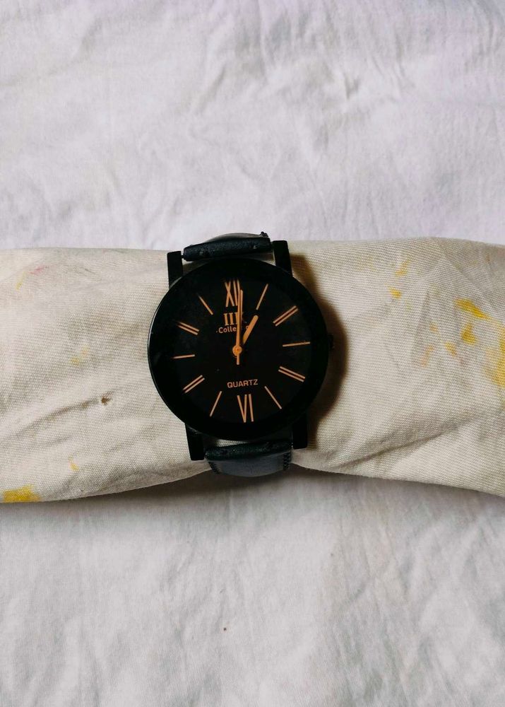 Black Wrist Watch