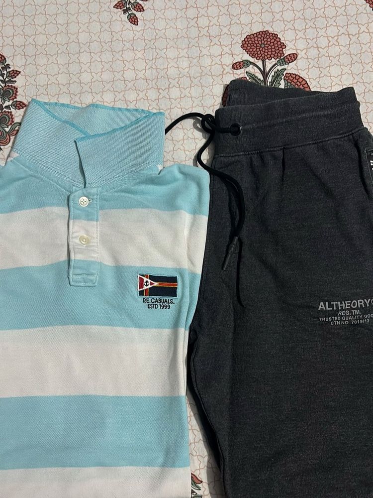 Polo &amp; Sweatpants Set