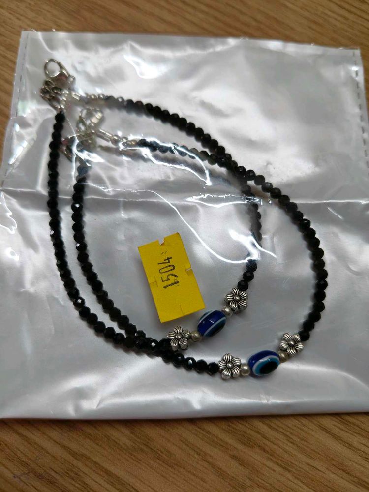 Evil Eye Beaded Anklet
