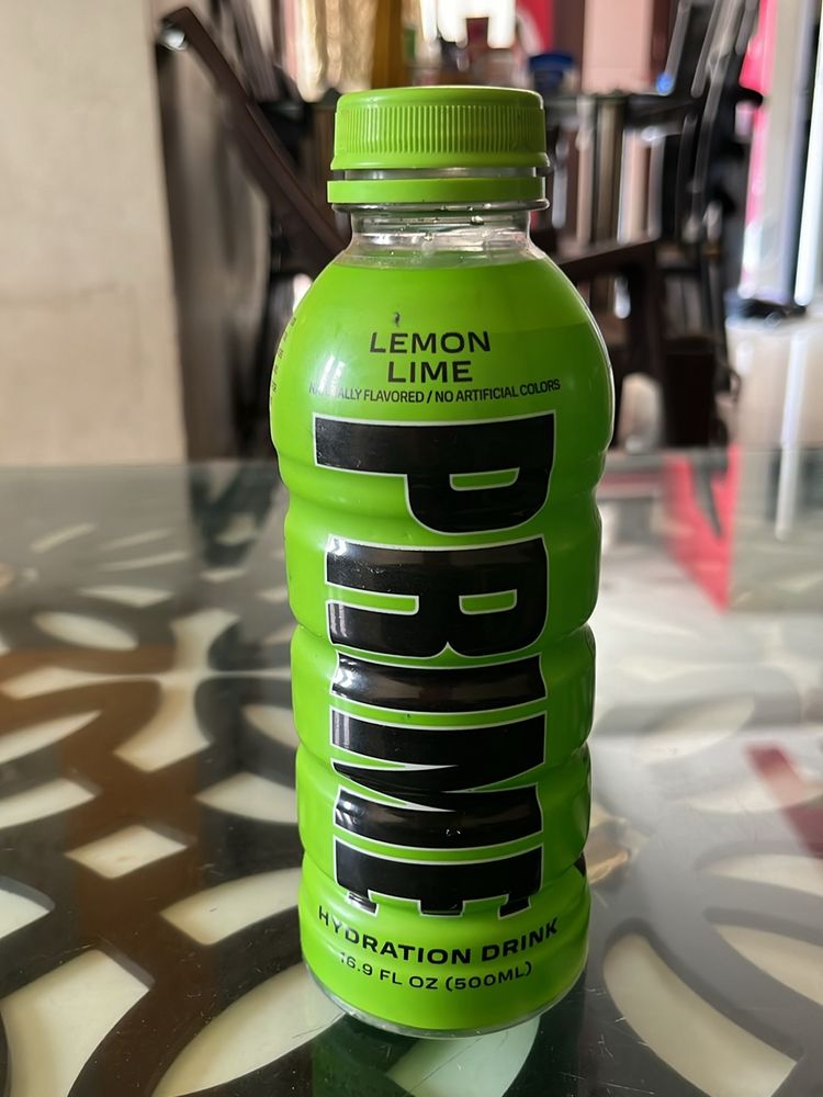 Prime Hydration Drink Empty Bottle Logan Paul KS