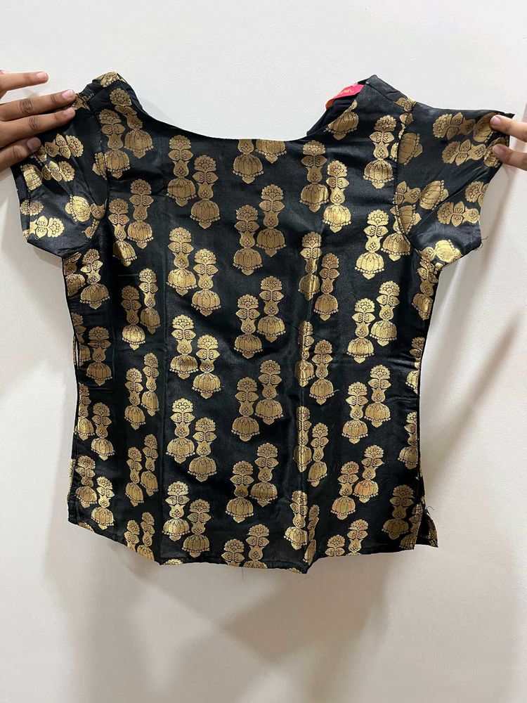 Art Work Silk Top