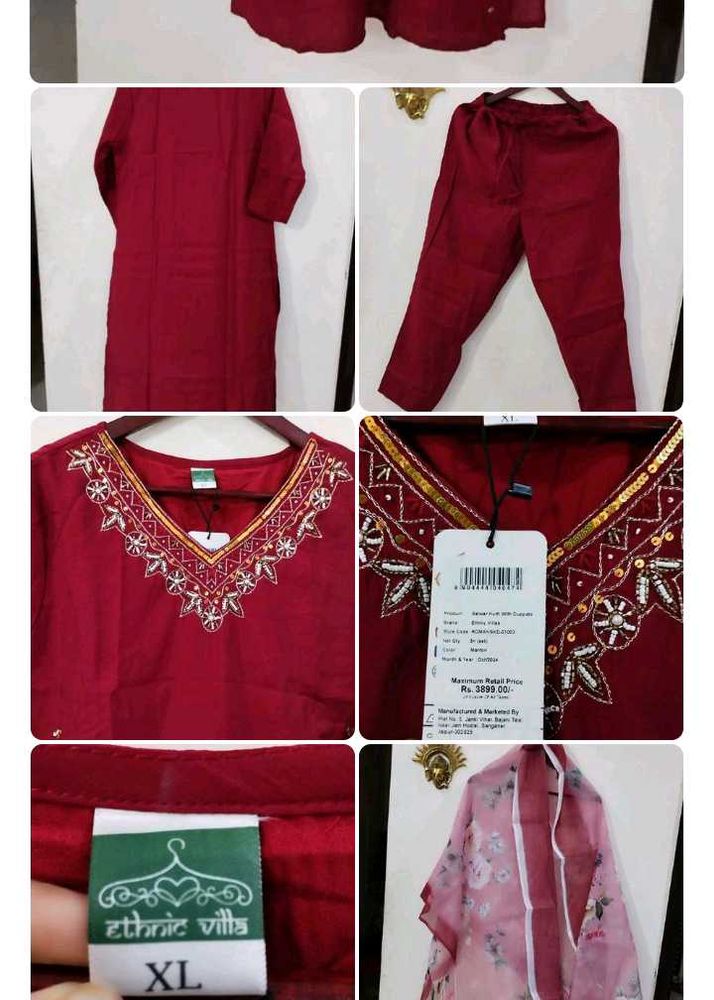 Ethnic Villa Brand New Partywear Suit