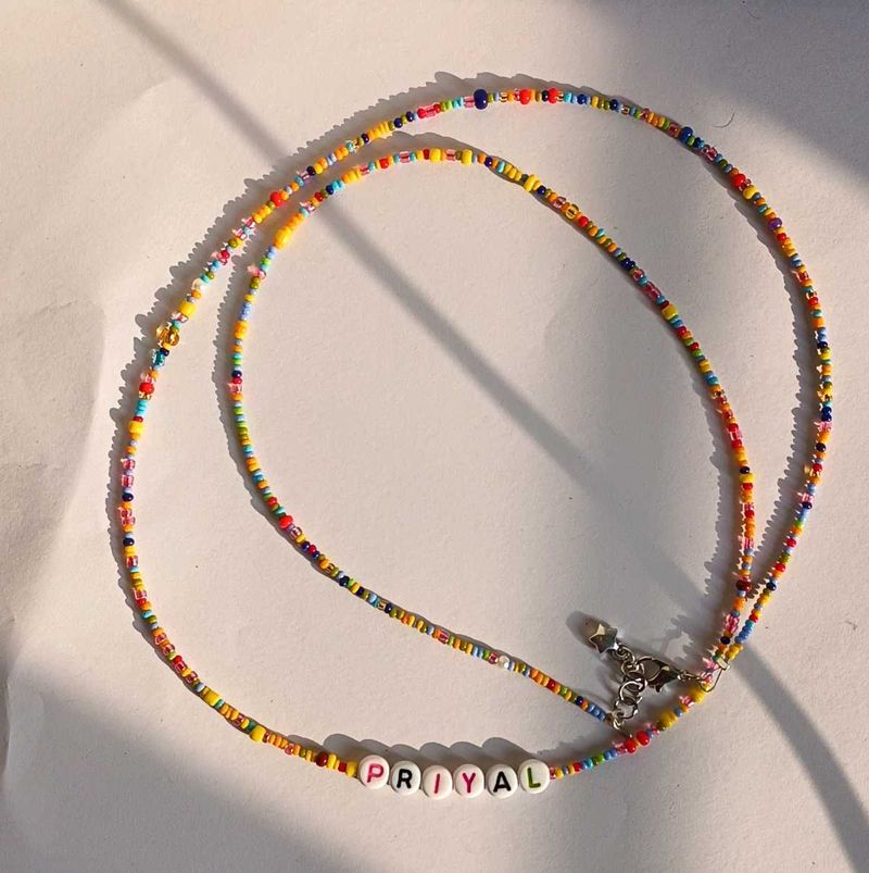 Custom Beaded Name Waist Chain