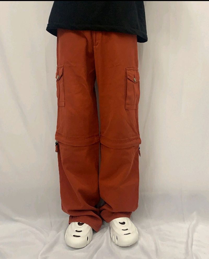Unisex Red Cargo Pants (Price Drop!)